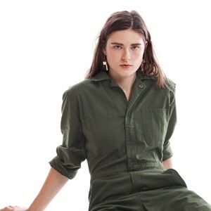 Olive Green Jumpsuit